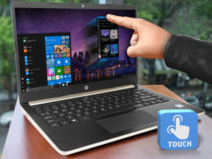 HP 14, 14" HD Touch, i3-8145U, 4GB RAM, 1TB SSD, Windows 10 Home