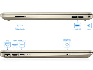 HP 15.6" HD Touch PC, i5-8265U, 8GB RAM, 512GB NVMe, Windows 10 Home