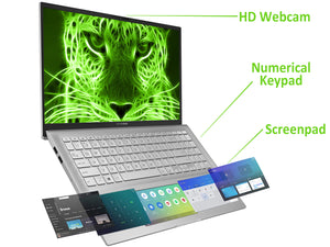 ASUS VivoBook S15, 15" FHD, i7-8565U, 8GB RAM, 512GB SSD, Windows 10 Pro