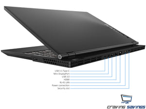 Lenovo Legion Y530 15.6" IPS FHD Laptop, i7-8750H, 32GB RAM, 256GB SSD+1TB HDD, GTX 1050Ti, Win10Pro