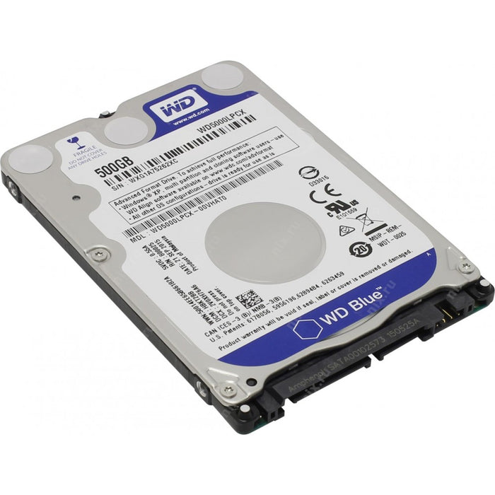 WD Blue WD5000LPCX 500GB 5400 RPM 7mm 16MB Cache SATA 6.0GB/S 2.5