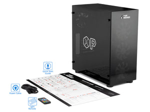 Overpowered Gaming DTW1 Desktop, Intel Core i7-8700 Upto 4.6GHz, 8GB RAM, 128GB SSD, NVIDIA GeForce GTX 1070, HDMI, DisplayPort, DVI, Wi-Fi, Windows 10 Pro