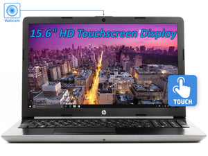 HP 15.6" HD Touch Laptop, Ryzen 5 2500U, 8GB RAM, 128GB SSD, Win10Pro