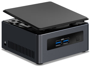 NUC7i3DNHE Mini Desktop, i3-7100U 2.4GHz, 4GB RAM, 128GB SSD, Win10Pro