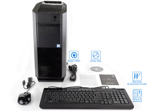 Alienware Aurora R6 Desktop, i7-7700, 8GB RAM, 256GB NVMe SSD+1TB HDD, GTX 1070, Win10Pro