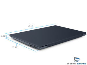 Lenovo IdeaPad 330s 15.6" HD Laptop, i7-8550U, 12GB RAM, 256GB SSD+16GB M.2 Optane,, Win10Pro