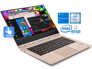 Lenovo Yoga 910 Laptop, 13.9" IPS UHD Touch, i7-7500U, 8GB RAM, 128GB NVMe, Win10Pro