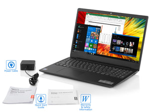 Lenovo IdeaPad S145 Laptop, 15.6" HD, Pentium 5405U Gold 2.3GHz, 16GB RAM, 256GB SSD, Win10Pro