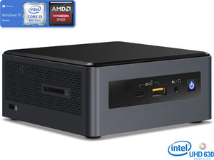 Intel NUC8i5INHJA, i5-8265U, 8GB RAM, 512GB SSD+500GB HDD, Radeon540X, Win10Home