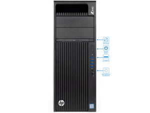 HP Z440 Workstation Desktop, E5-1607 v4 3.1GHz, 32GB RAM, 512GB SSD+1TB HDD, GT 1030, Win10Pro