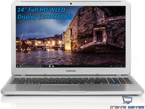Samsung Laptop 5 15.6" FHD Laptop, Ryzen 5 2500U, 8GB RAM, 1TB SSD, Win10Pro