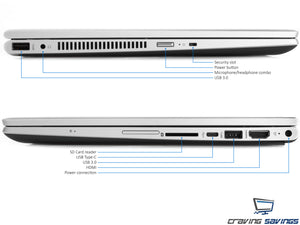 Refurbished HP Pavilion X360 14" Touch Laptop, i3-8130U, 16GB DDR4, 256GB SSD, W10P