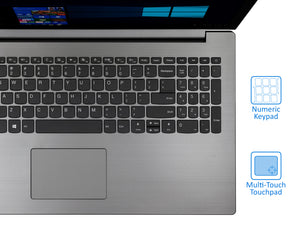 Lenovo IdeaPad 330 15.6" HD Laptop, Ryzen 7 2700U, 8GB RAM, 128GB SSD, Win10Pro