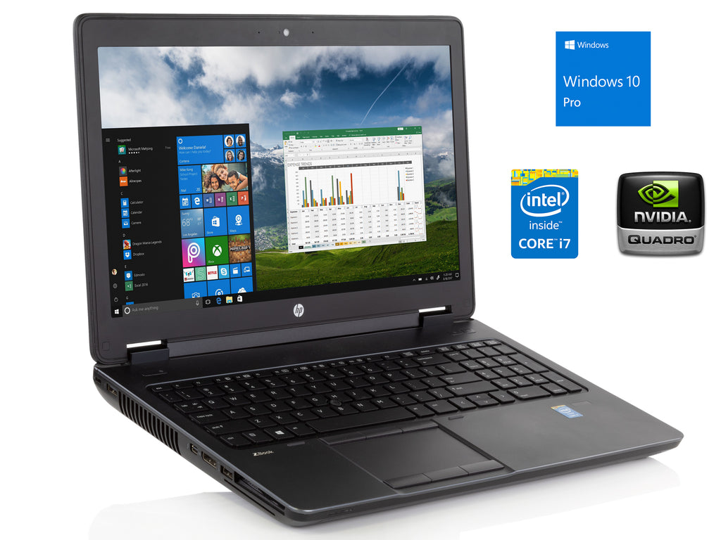 HP ZBook 15 G1 Mobile Workstation, 15" FHD, i7-4800MQ, 8GB RAM, 1TB SSD, Quadro K1100M, Win10Pro