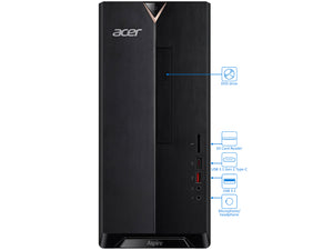 Acer Aspire TC-885 Desktop, i5-8400, 8GB RAM, 128GB SSD+1TB HDD, Win10Pro