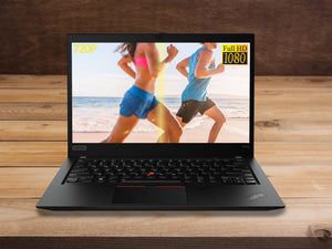 Lenovo ThinkPad T490s Notebook, 14" IPS FHD Touch Display, Intel Core i7-8665U Upto 4.8GHz, 16GB RAM, 512GB NVMe SSD, HDMI, Thunderbolt, Card Reader, Wi-Fi, Bluetooth, Windows 10 Pro (20NXS2U500)