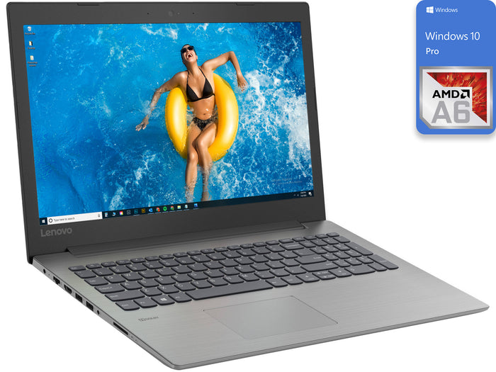 Refurbished Lenovo Ideapad 330, 15" HD, A6-9225, 4GB RAM, 256GB SSD, UK Keyboard, Win 10 Pro