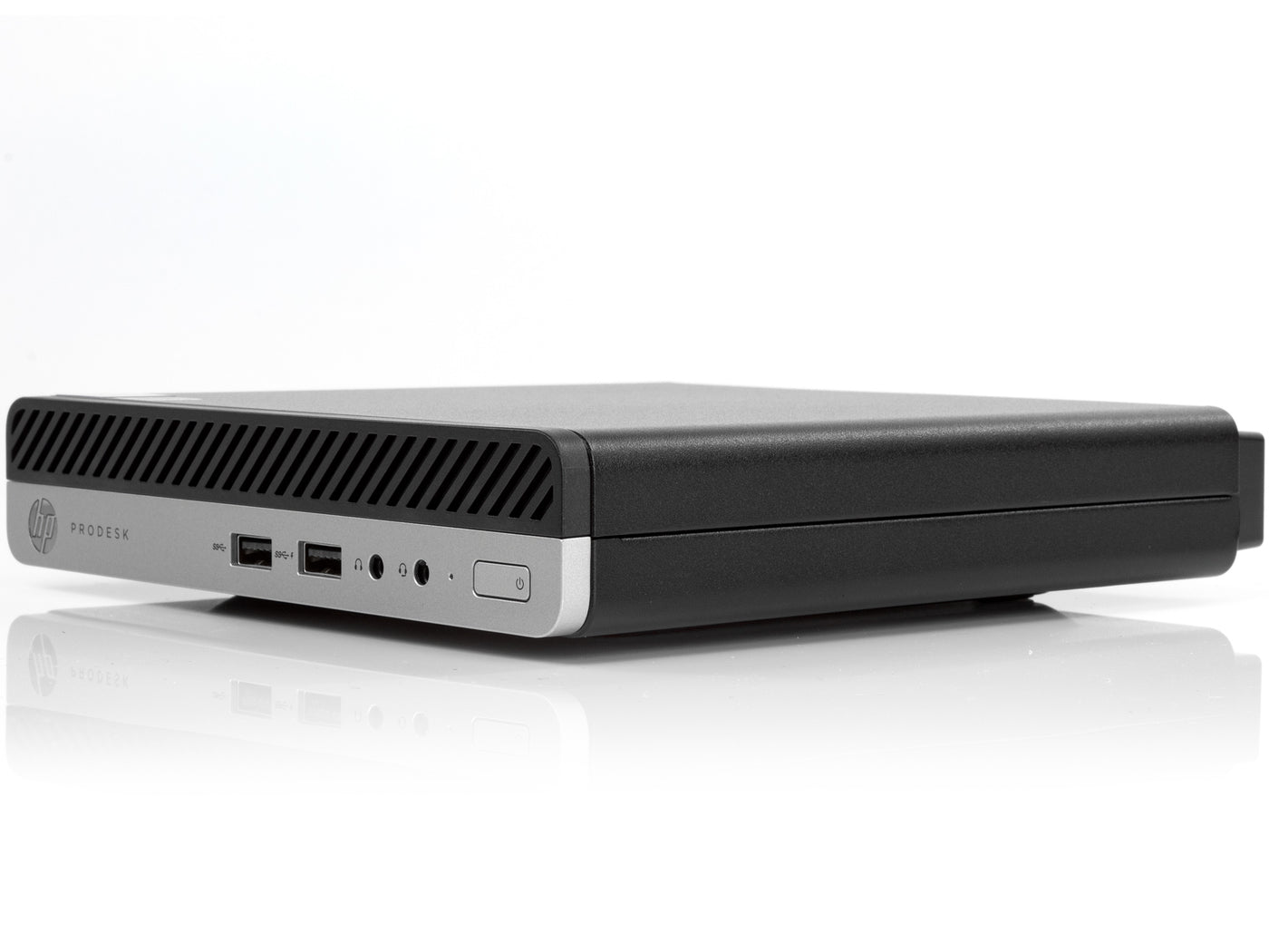 HP ProDesk 400 G4 Mini PC, Intel Core i5-8500T Upto 3.5GHz, 16GB RAM, 128GB  NVMe SSD, DisplayPort, Wi-Fi, Bluetooth, Windows 10 Pro