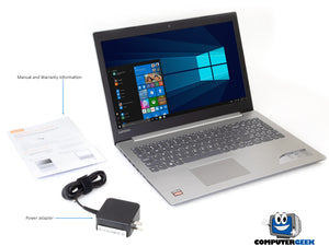 Lenovo Ideapad 320 15.6" HD Laptop, A12-9720P 2.7GHz, 8GB RAM, 256GB SSD, Radeon R7, Win10Home