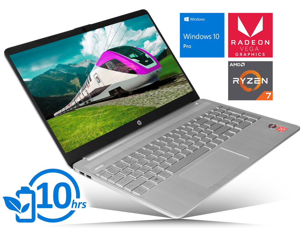 HP 15, 15" HD Touch, R7 3700U, 8GB RAM, 2TB SSD, Windows 10 Pro