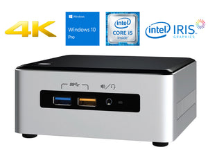 Intel NUC6i5SYH Mini PC, Intel Core i5-6260U Upto 2.9GHz, 8GB RAM, 1TB SSD, HDMI, Mini DisplayPort, Card Reader, Wi-Fi, Bluetooth, Windows 10 Pro