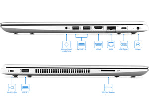 HP 450 G6 15.6" Laptop, i7-8565U, 32GB RAM, 256GB SSD, Windows 10P