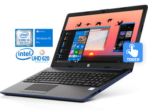 HP 15.6" HD Touch Laptop, i5-8250U, 16GB RAM, 128GB NVMe SSD+1TB HDD, Win10Pro