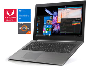 Lenovo IdeaPad 330 15.6" HD Laptop, Ryzen 7 2700U, 16GB RAM, 1TB SSD, Win10Pro