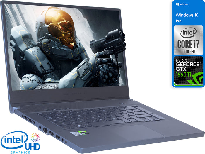 ASUS ROG Zephyrus M15, 15" FHD, i7-10750H, 24GB RAM, 4TB SSD, 1660 Ti, Win10Pro