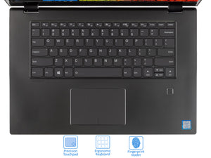 Refurbished Lenovo Flex 5 Notebook, 15.6" IPS FHD Touchscreen, Intel Quad-Core i7-8550U Upto 4.0GHz, 8GB RAM, 256GB SSD, HDMI, Card Reader, Backlit Keyboard, Wi-Fi, Bluetooth, Windows 10 Pro