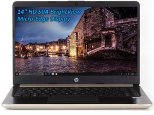 HP 14" HD Laptop, i3-7100U, 8GB RAM, 512GB SSD, Windows 10 Pro
