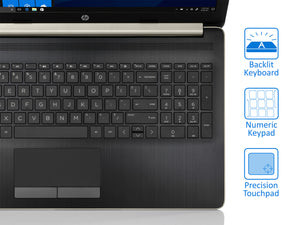 HP 15.6" HD Touch Laptop, A9-9425, 4GB RAM, 128GB SSD, Win10Pro