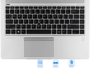 Refurbished HP EliteBook 840 G5, 14" 4K UHD, i5-8250U, 16GB RAM, 512GB SSD, Windows 10 Pro