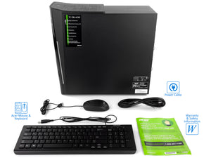 Acer Aspire TC 780 Desktop, i5-7400, 8GB RAM, 1TB SSD+1TB HDD, Win10Pro