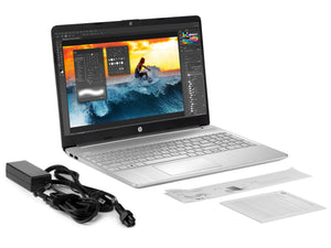 HP 15, 15" HD Touch, R7 3700U, 8GB RAM, 256GB SSD, Windows 10 Pro