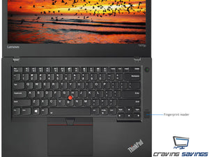 Lenovo ThinkPad T470p 14.0" IPS FHD Laptop, i5-7300HQ, 16GB RAM, 512GB SSD, Win10Pro