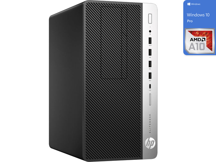 HP EliteDesk 705 G4, A10-9700, 16GB RAM, 2TB SSD, Windows 10 Pro
