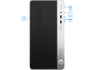 HP ProDesk 400 G4 Microtower Desktop, i5-7500, 16GB RAM, 256GB SSD+1TB HDD, Win10Pro