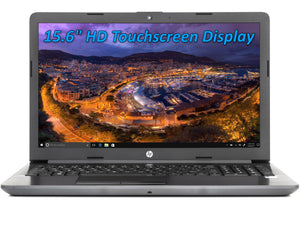 HP 15t Touch Laptop, 15.6" HD Touch, i3-7100U 2.4 GHz, 8GB RAM, 1TB SSD, Win10Pro