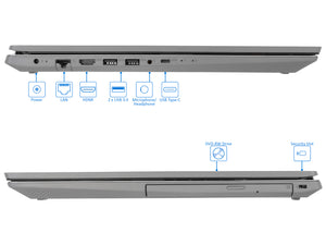 Lenovo IdeaPad L340 Laptop, 17.3" HD+, i3-8145U, 8GB RAM, 512GB SSD, Win10Pro