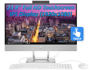HP Pavilion 24" Touch AIO, i3-7100T, 8GB RAM, 128GB SSD, Win 10 Pro