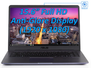 ASUS F510QA 15.6" FHD AMD A12-9720P 8GB RAM 128GB SSD HDMI WiFi BT Windows 10 Pro