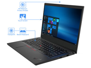 Lenovo ThinkPad E14 Gen 2 Laptop, 14" IPS FHD Touch Display, Intel Core i7-1165G7 Upto 4.7GHz, 16GB RAM, 1TB NVMe SSD, HDMI, Thunderbolt, Wi-Fi, Bluetooth, Windows 10 Pro (20TA004LUS)