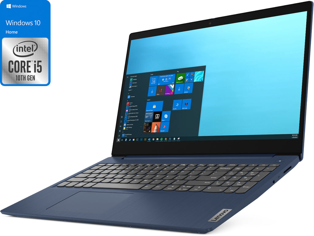 Lenovo IdeaPad 3 Notebook, 15.6" HD Touch Display, Intel Core i5-10210U Upto 4.2GHz, 8GB RAM, 1TB NVMe SSD, HDMI, Card Reader, Wi-Fi, Bluetooth, Windows 10 Home