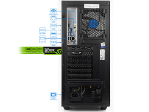 CyberpowerPC Xtreme Desktop, i7-9700K, 32GB RAM, 1TB NVMe SSD+2TB HDD, RTX 2070, Win10Pro