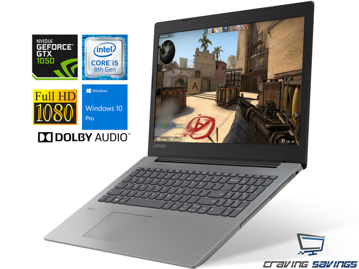 Lenovo IdeaPad 330 15.6 FHD Laptop i5 8300H 8GB RAM 256GB SSD GTX 1050 Win10Pro