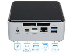 NUC D54250WYKH Mini PC/HTPC, i5-4250U, 16GB RAM, 1TB SSD, Win10Pro