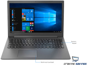 Lenovo IdeaPad 130 15.6" HD Laptop, A6-9225, 8GB RAM, 1TB SSD, Win10Pro