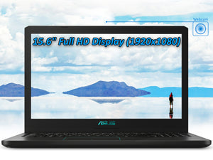 ASUS VivoBook K570UD Laptop, 15.6" FHD, i7-8550U, 8GB RAM, 256GB SSD+1TB HDD, GTX 1050, Win10Home