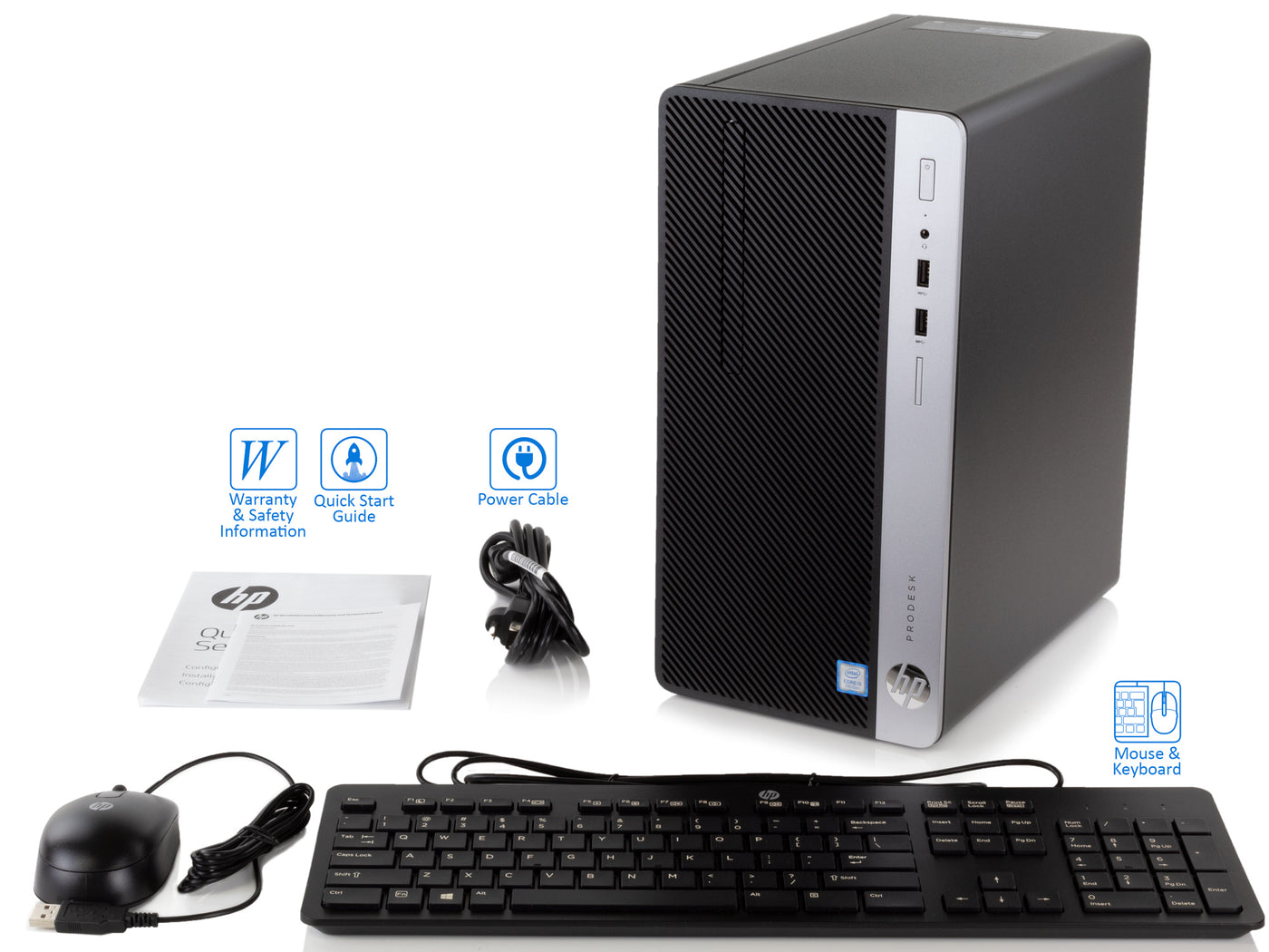 PC Reconditionné HP ProDesk 400 G4 MT - Intel Core i7-6700 - 8Go